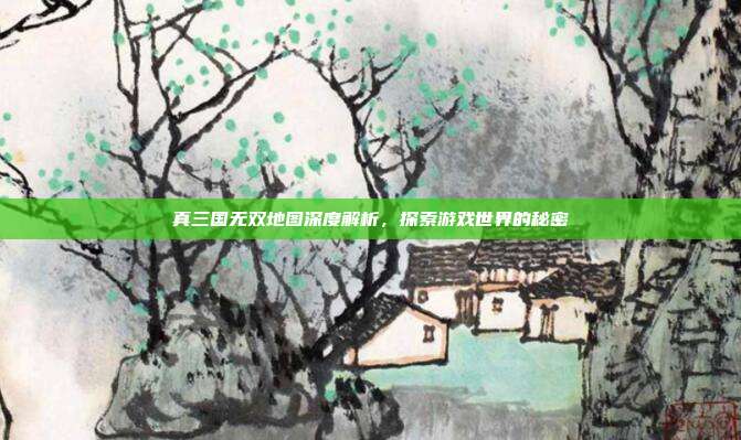真三国无双地图深度解析,探索游戏世界的秘密