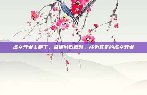 虚空行者卡萨丁,掌握游戏精髓,成为真正的虚空行者
