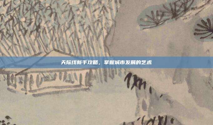 天际线新手攻略,掌握城市发展的艺术