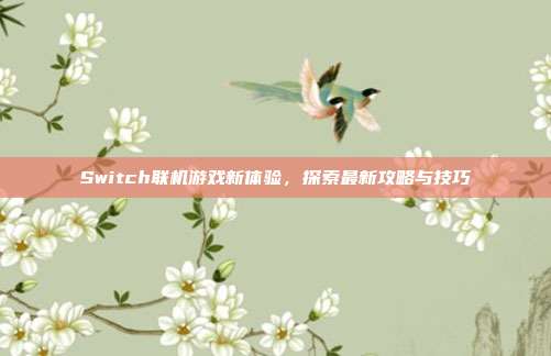 Switch联机游戏新体验,探索最新攻略与技巧