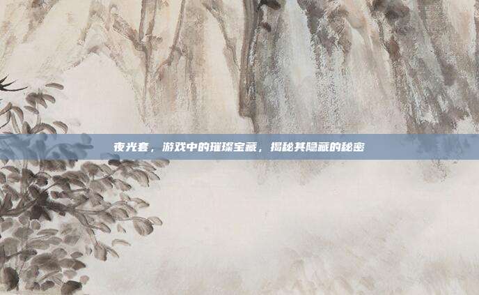 夜光套,游戏中的璀璨宝藏,揭秘其隐藏的秘密
