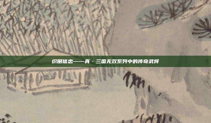 织田信忠——真·三国无双系列中的传奇武将