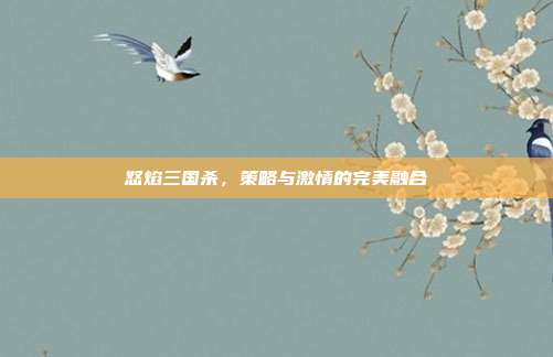 怒焰三国杀，策略与激情的完美融合