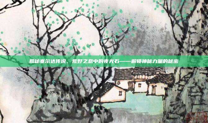 揭秘塞尔达传说,荒野之息中的夜光石——解锁神秘力量的秘密