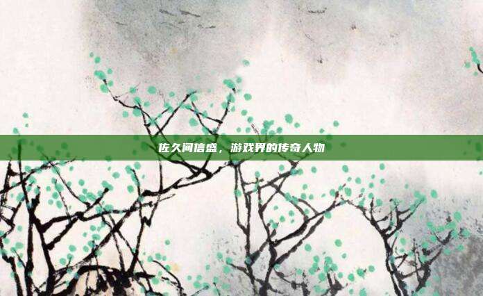 佐久间信盛,游戏界的传奇人物