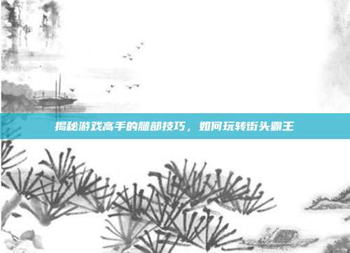 揭秘游戏高手的腿部技巧，如何玩转街头霸王