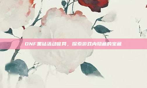DNF黑钻活动官网，探索游戏内隐藏的宝藏