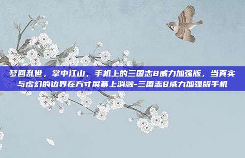 梦回乱世，掌中江山，手机上的三国志8威力加强版，当真实与虚幻的边界在方寸屏幕上消融-三国志8威力加强版手机