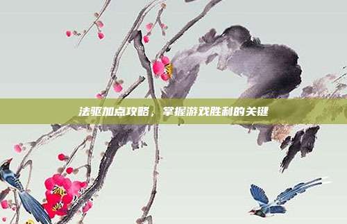 法驱加点攻略,掌握游戏胜利的关键
