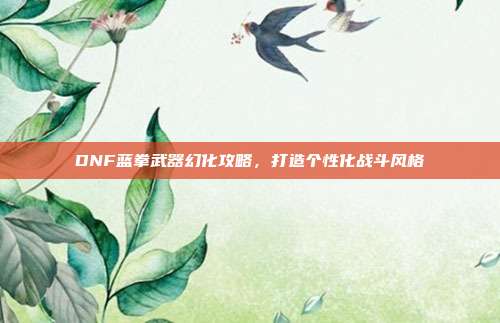 DNF蓝拳武器幻化攻略,打造个性化战斗风格