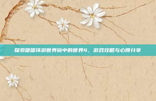 探索暖暖环游世界镜中的世界4,游戏攻略与心得分享