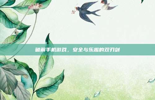破解手机游戏,安全与乐趣的双刃剑