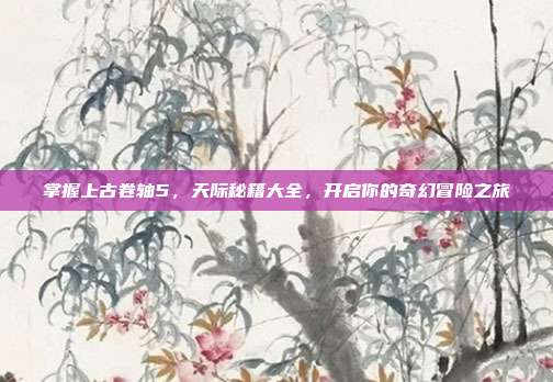 掌握上古卷轴5，天际秘籍大全，开启你的奇幻冒险之旅