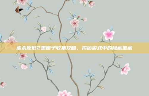 虐杀原形2黑匣子收集攻略,揭秘游戏中的隐藏宝藏