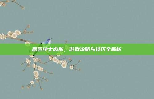 蔷薇绅士杰斯,游戏攻略与技巧全解析