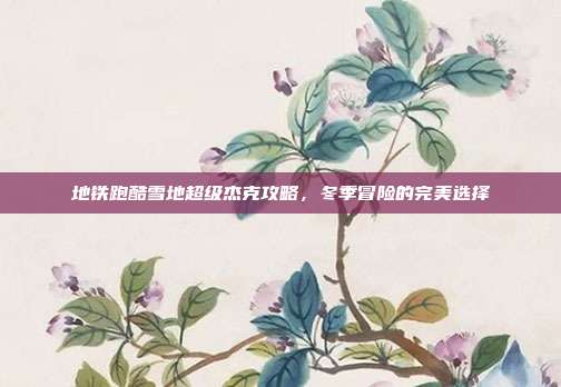 地铁跑酷雪地超级杰克攻略，冬季冒险的完美选择