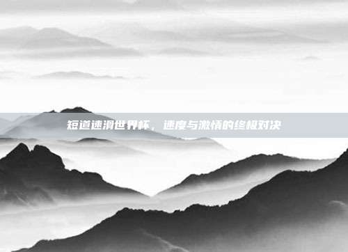 短道速滑世界杯,速度与激情的终极对决