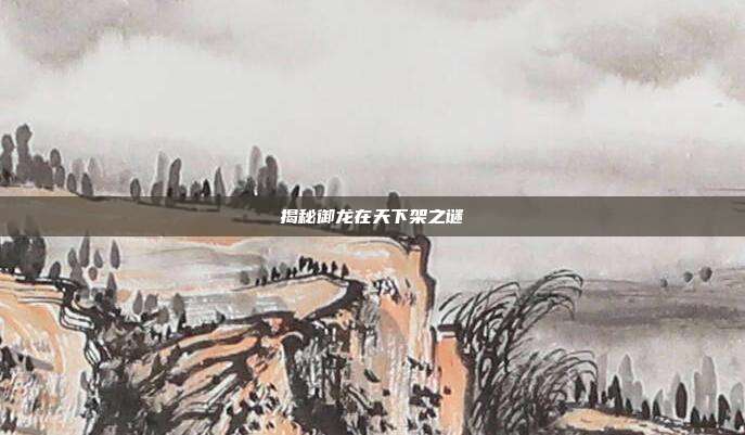 揭秘御龙在天下架之谜