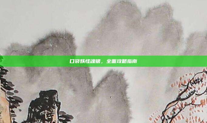 口袋妖怪魂银,全面攻略指南