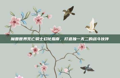 魔兽世界死亡骑士幻化指南,打造独一无二的战斗伙伴