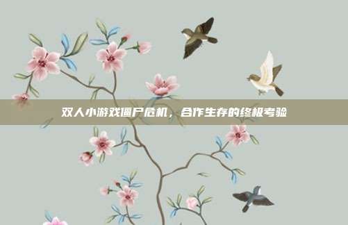 双人小游戏僵尸危机,合作生存的终极考验