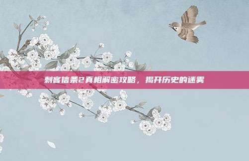 刺客信条2真相解密攻略，揭开历史的迷雾
