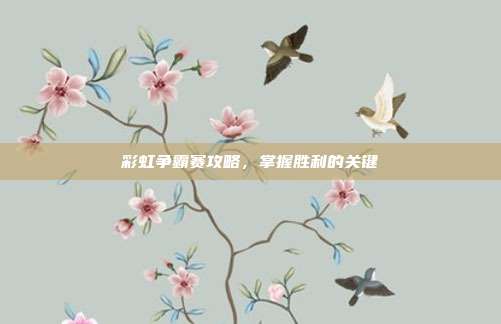 彩虹争霸赛攻略，掌握胜利的关键