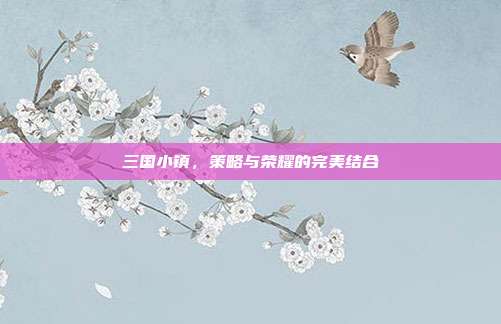 三国小镇,策略与荣耀的完美结合
