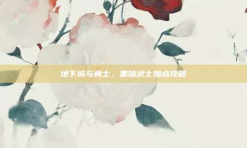 地下城与勇士，黑暗武士加点攻略