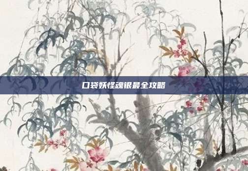 口袋妖怪魂银最全攻略