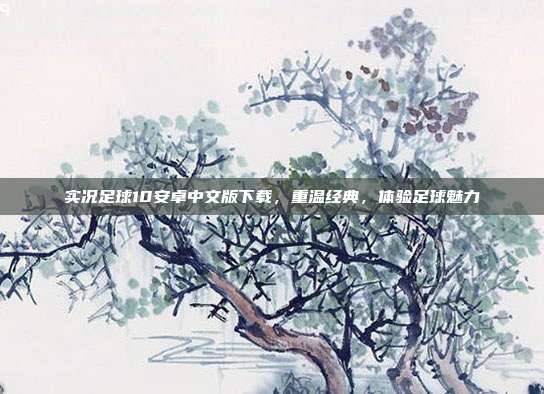 实况足球10安卓中文版下载,重温经典,体验足球魅力