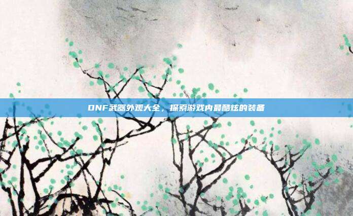 DNF武器外观大全,探索游戏内最酷炫的装备