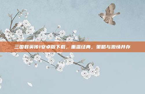 三国群英传1安卓版下载,重温经典,策略与激情并存