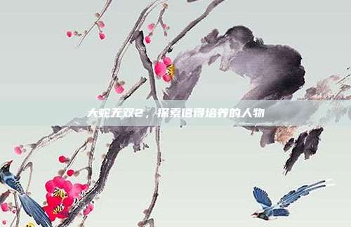 大蛇无双2，探索值得培养的人物
