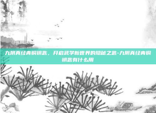九阴真经青铜钥匙，开启武学新世界的隐秘之匙-九阴真经青铜钥匙有什么用