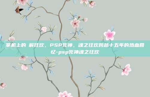 掌机上的卍解狂欢，PSP死神，魂之狂欢跨越十五年的热血回忆-psp死神魂之狂欢