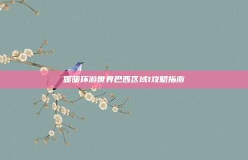暖暖环游世界巴西区域1攻略指南