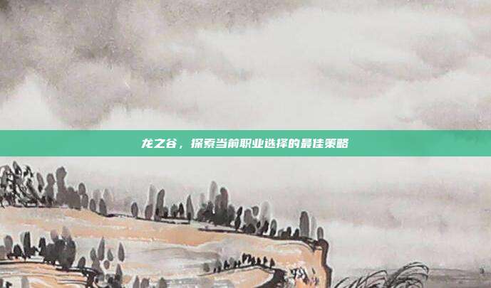 龙之谷,探索当前职业选择的最佳策略