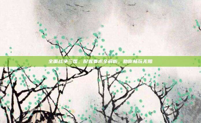 全面战争三国，配置要求全解析，助你畅玩无阻