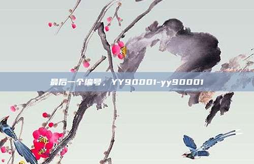 最后一个编号，YY90001-yy90001
