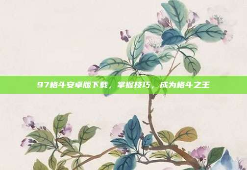 97格斗安卓版下载,掌握技巧,成为格斗之王