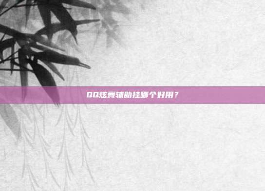 QQ炫舞辅助挂哪个好用？