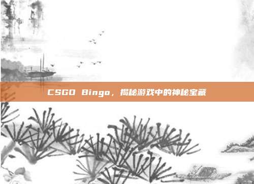 CSGO Bingo，揭秘游戏中的神秘宝藏