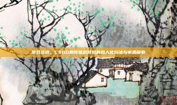 游戏资讯,CSGO厕所壁纸背后的拟人化玩法与审美探索