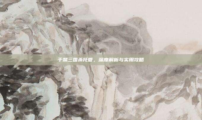 于禁三国杀托管，深度解析与实用攻略