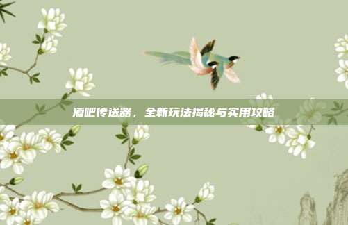酒吧传送器，全新玩法揭秘与实用攻略