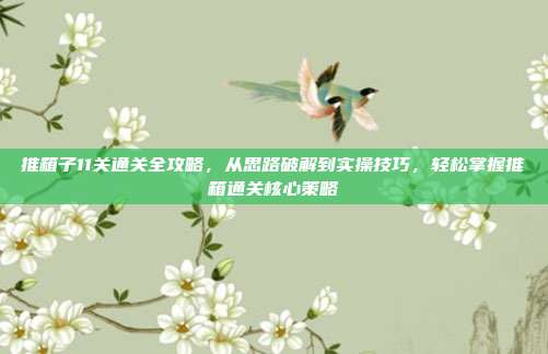 推箱子11关通关全攻略，从思路破解到实操技巧，轻松掌握推箱通关核心策略
