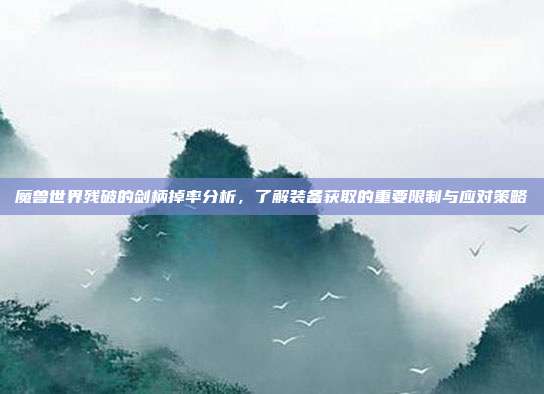 魔兽世界残破的剑柄掉率分析,了解装备获取的重要限制与应对策略