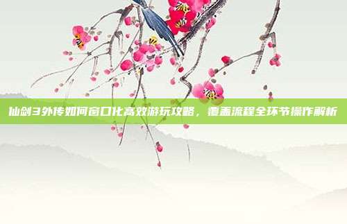 仙剑3外传如何窗口化高效游玩攻略,覆盖流程全环节操作解析