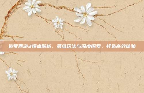 造梦西游3爆点解析，多维玩法与深度探索，打造高效体验